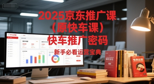 2025京东推广课(原快车课)解锁京东快车推广密码，新手必看运营宝典-阿鬼