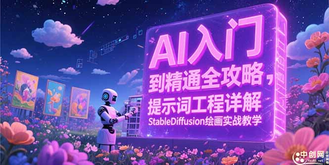 AI入门到精通全攻略，提示词工程详解，StableDiffusion绘画实战教学-阿鬼