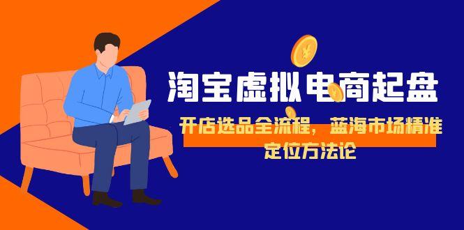 淘宝虚拟电商起盘，开店选品全流程，蓝海市场精准定位方法论-阿鬼
