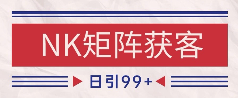 小红书某音NK赛道引流获客 自热矩阵日引200+【揭秘】-阿鬼