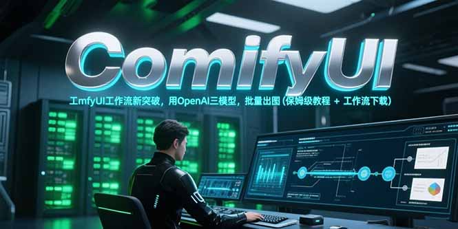 ComfyUI工作流新突破，用OpenAI三模型，批量出图(保姆级教程+工作流下载-阿鬼