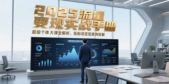 2025流量变现实战手册，超级个体大课全解析，低粉高变现案例拆解-阿鬼
