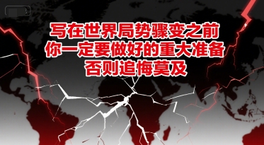 付费文章：写在世界局势骤变之前，你一定要做好的重大准备，否则追悔莫及-阿鬼