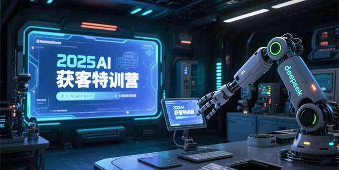 2025AI获客特训营，AI图文视频全制作，deepseek工具实操教学-阿鬼