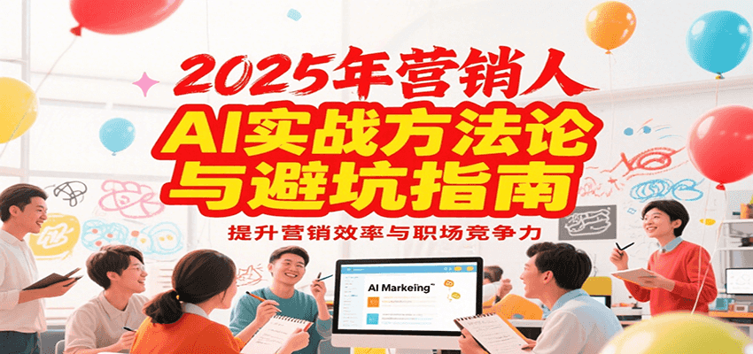2025年营销实战方法论与避坑指南，利用AI提升营销效率与职场竞争力-阿鬼