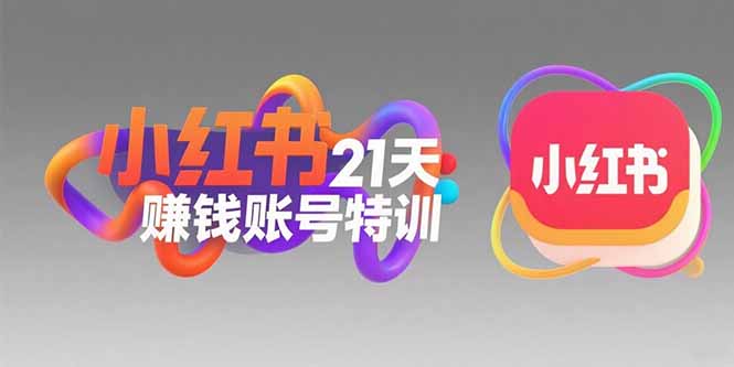 小红书21天赚钱账号特训：黄金定位技巧，高转粉文案创作，科学引流策略-阿鬼
