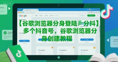 谷歌浏览器分身登陆多个抖音号，谷歌浏览器分身创建教程-阿鬼