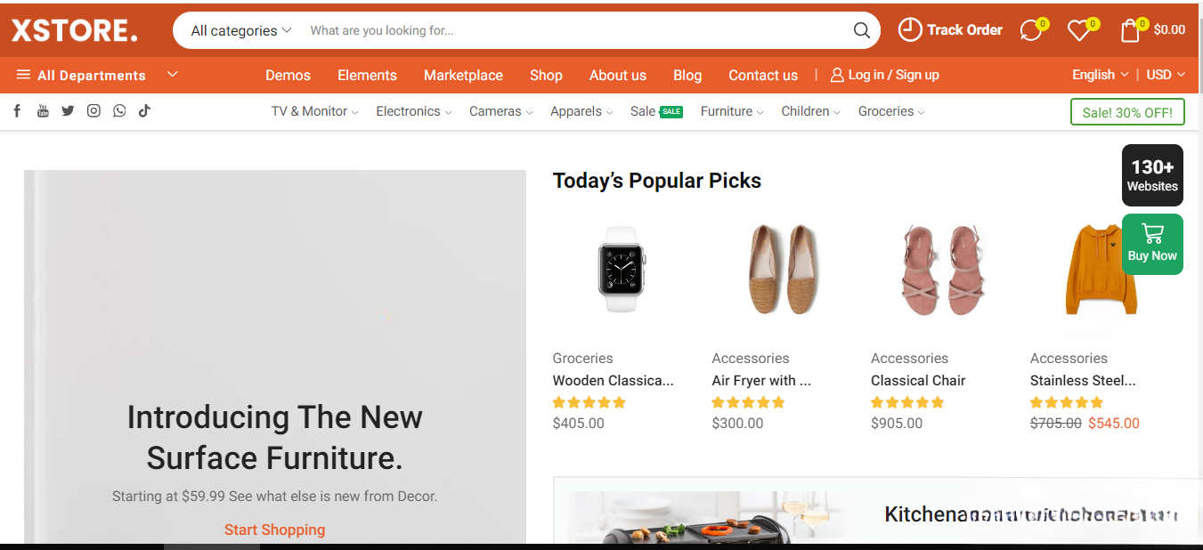 WordPress主题–Xstore v9.5.1 Woocommerce主题 破解版下载-阿鬼