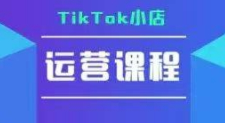 TikTok小店运营实操课，TK?小店运营实操+疑难答疑-阿鬼