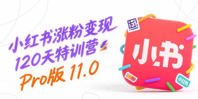 小红书涨粉变现120天特训营Pro版11.0：从0到1掌握平台运营,内容制作和变现-阿鬼